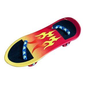 Build A Bear BAB Flame Skateboard With Dragon Design 9.5" BABW Red Yellow